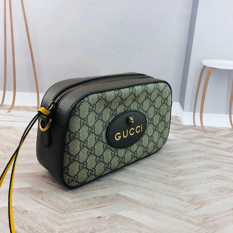 gucci 新款虎头女士邮差包