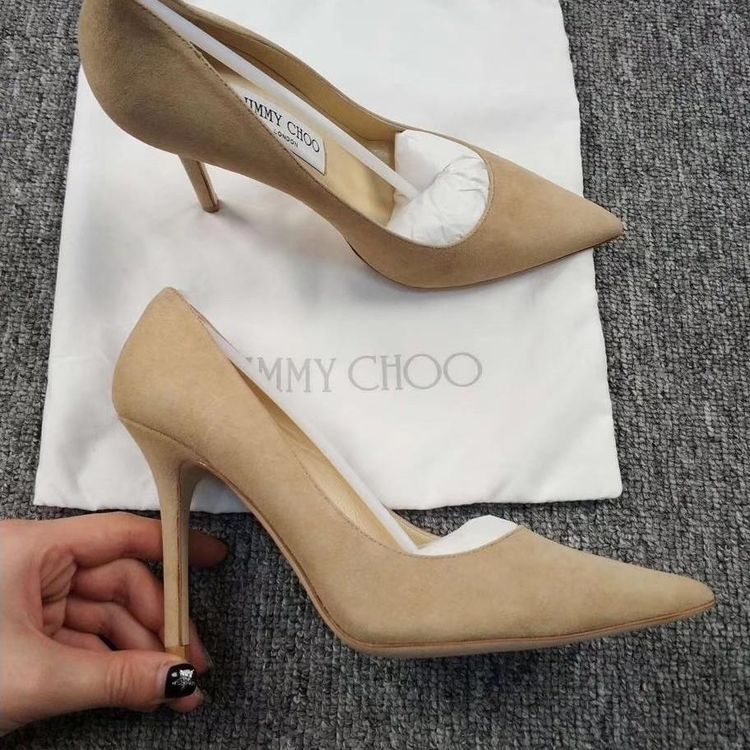 jimmy choo 周仰杰女士36码裸色高跟鞋