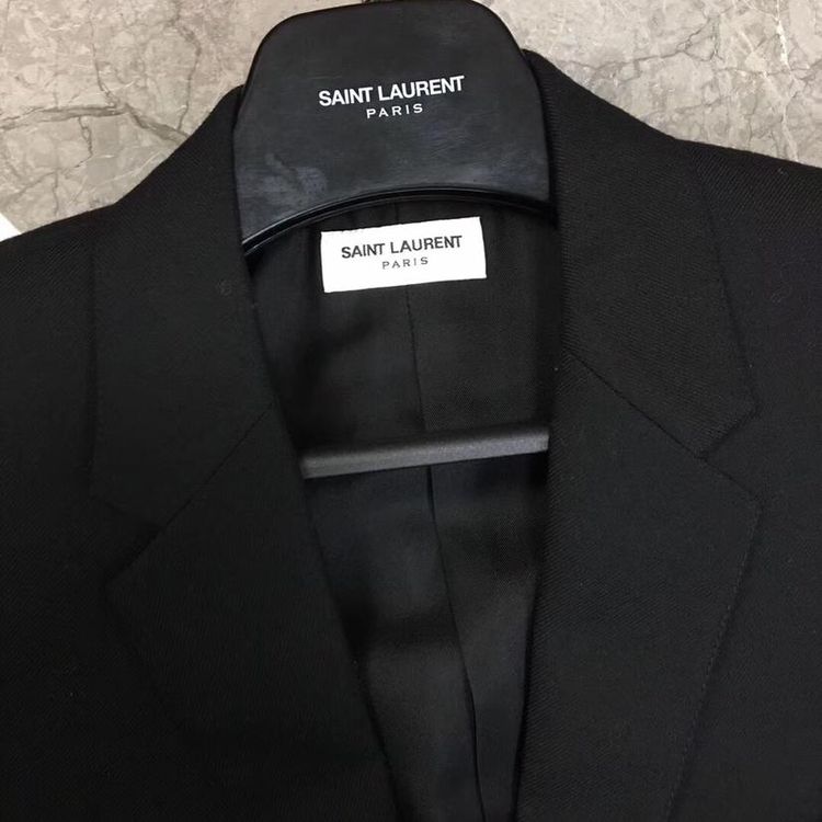 saint laurent paris 圣罗兰男士纯羊毛西装外套