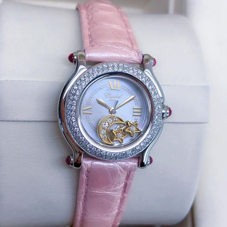 chopard 萧邦快乐钻石英女表