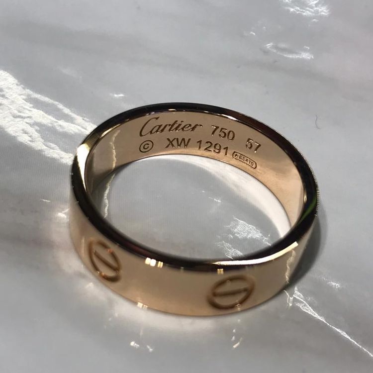 cartier 卡地亚love宽版戒指