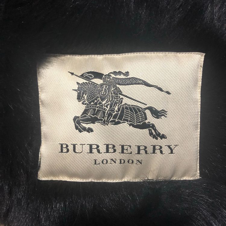 burberry 博柏利london高端女款皮毛一体大衣