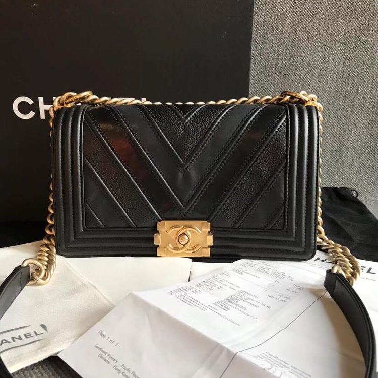 chanel 香奈儿限量款拼色斜纹中号leboy单肩包