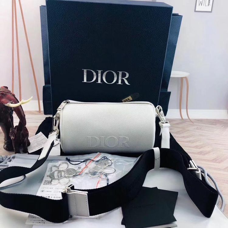 dior 迪奥roller单肩斜挎圆筒包枕头腰包小桶包