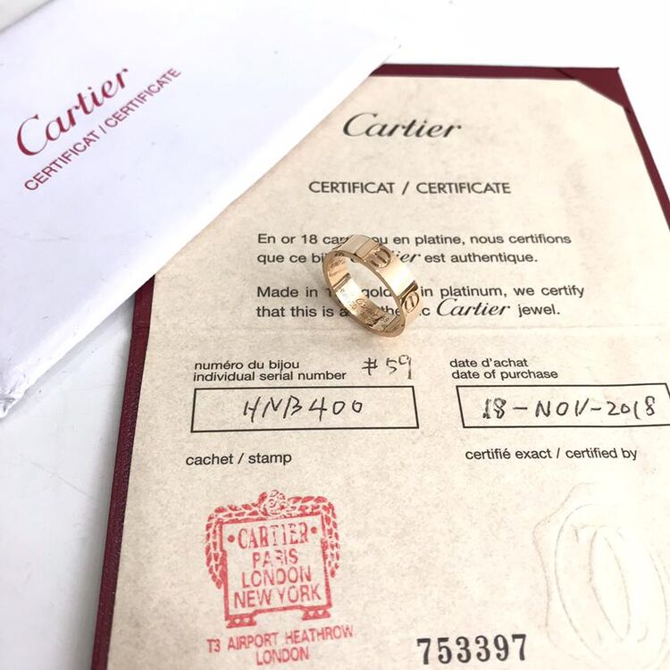 cartier 卡地亚男士戒指