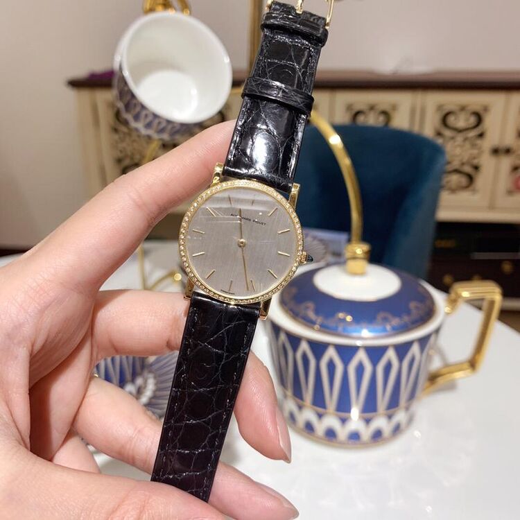 audemars piguet爱彼女士后镶钻手动机械腕表