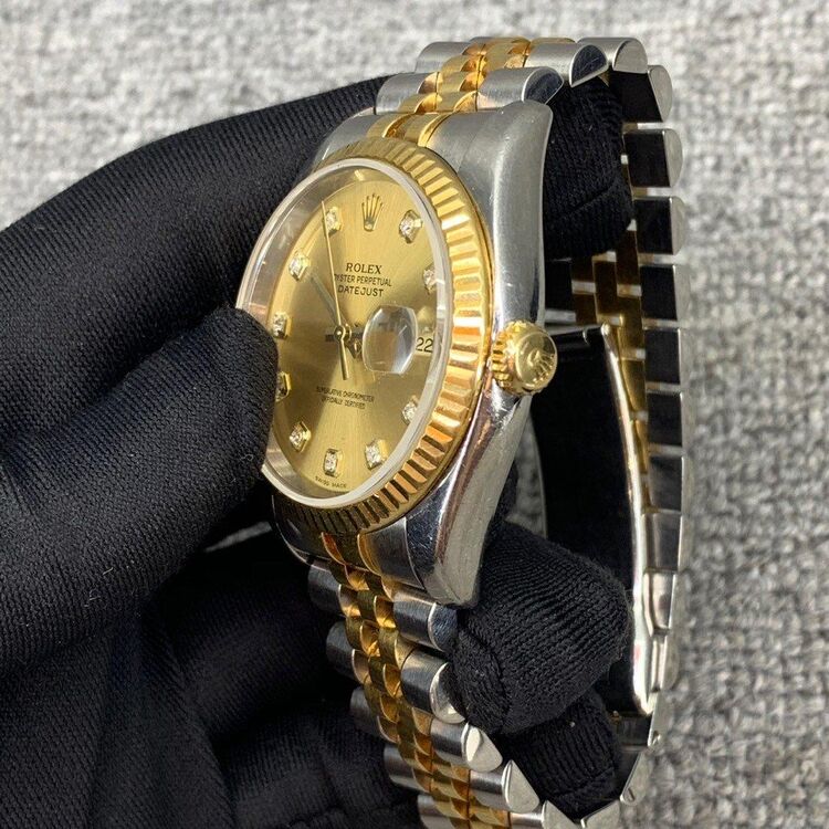 rolex 劳力士116233 f字头18k黄金机械表