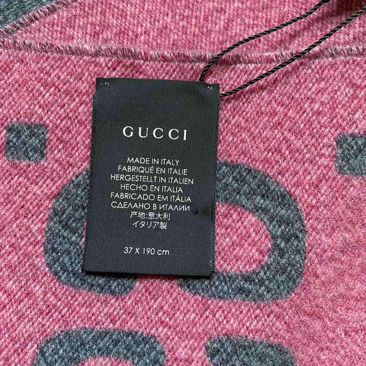 gucci 古驰女士双面羊毛围巾