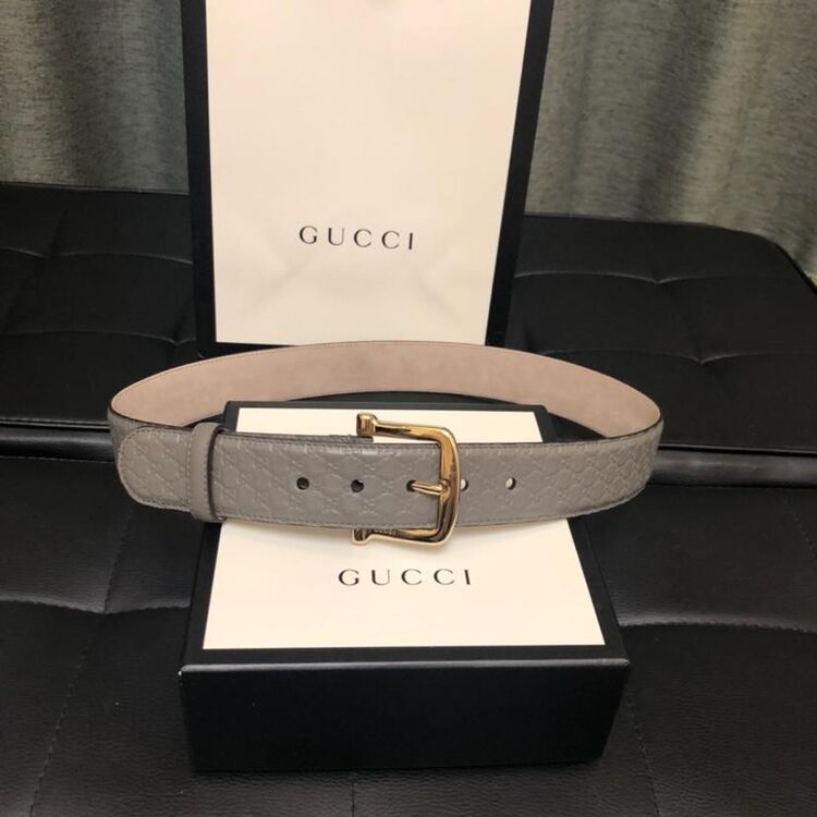 gucci 古驰大象灰腰带