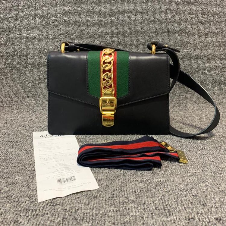 gucci 古驰塞尔维亚中号双肩带单肩包