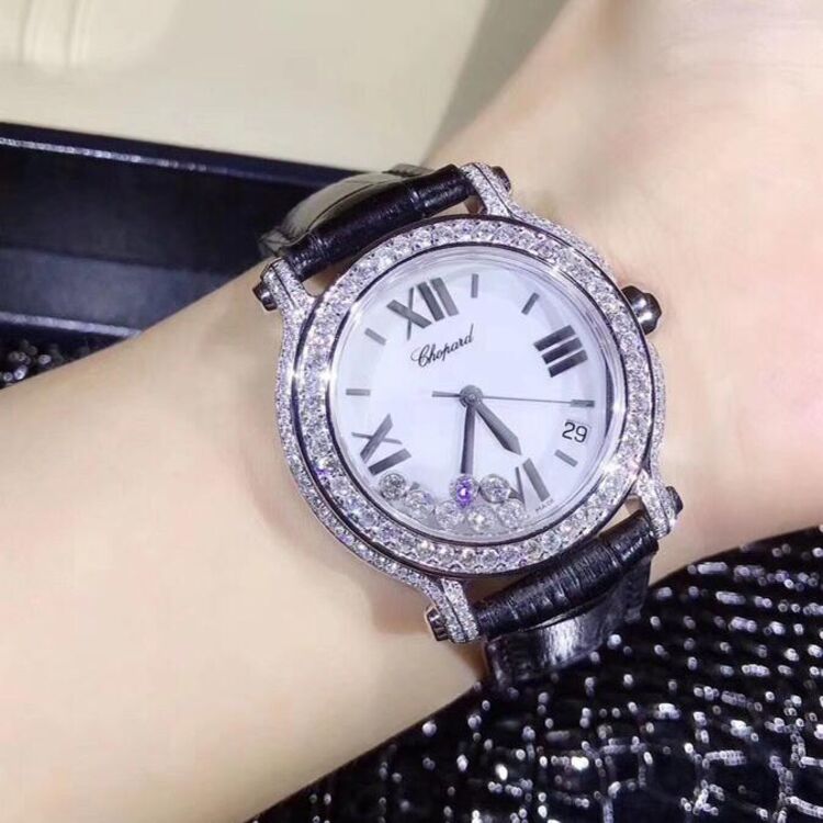 chopard 萧邦后钻女表