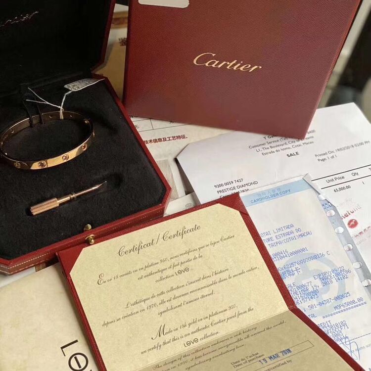 cartier 卡地亚女士手镯