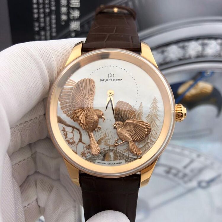 jaquet droz 雅克德罗 雅克德罗艺术工坊系列 j005023270 41口径玫瑰