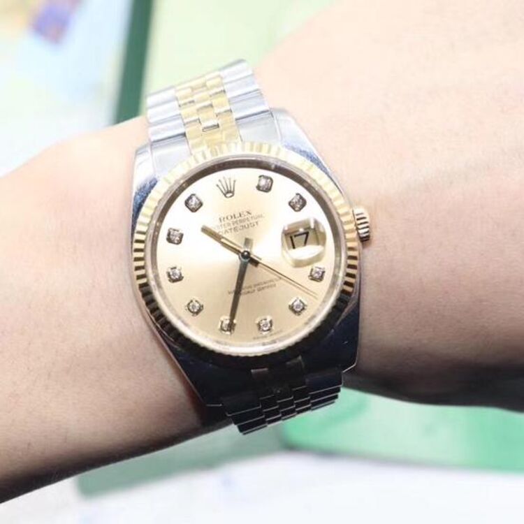 rolex劳力士116233香槟盘男士机械表