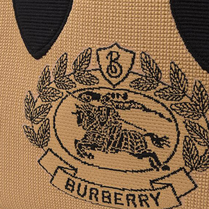 burberry巴宝莉女包奢侈品女印花logo战马单肩手提包