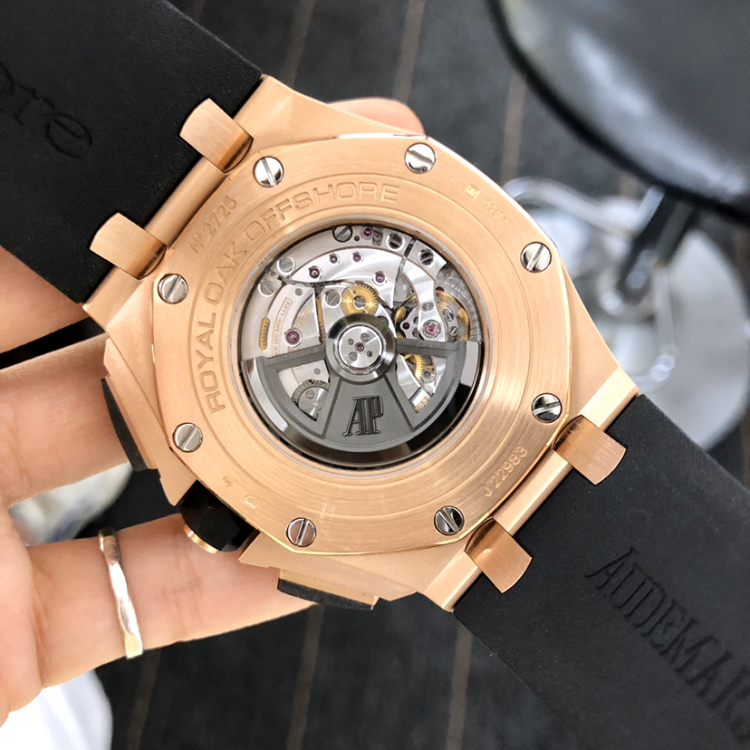 audemars piguet爱彼皇家橡树离岸26401玫瑰金计时男士机械表