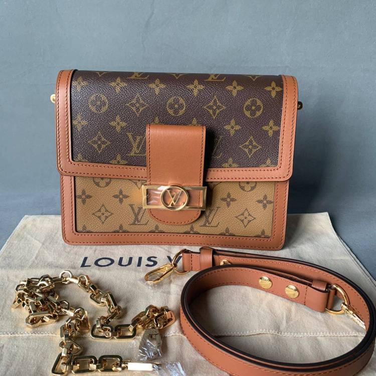 louis vuitton 女士dauphine中号停产绝版单肩包