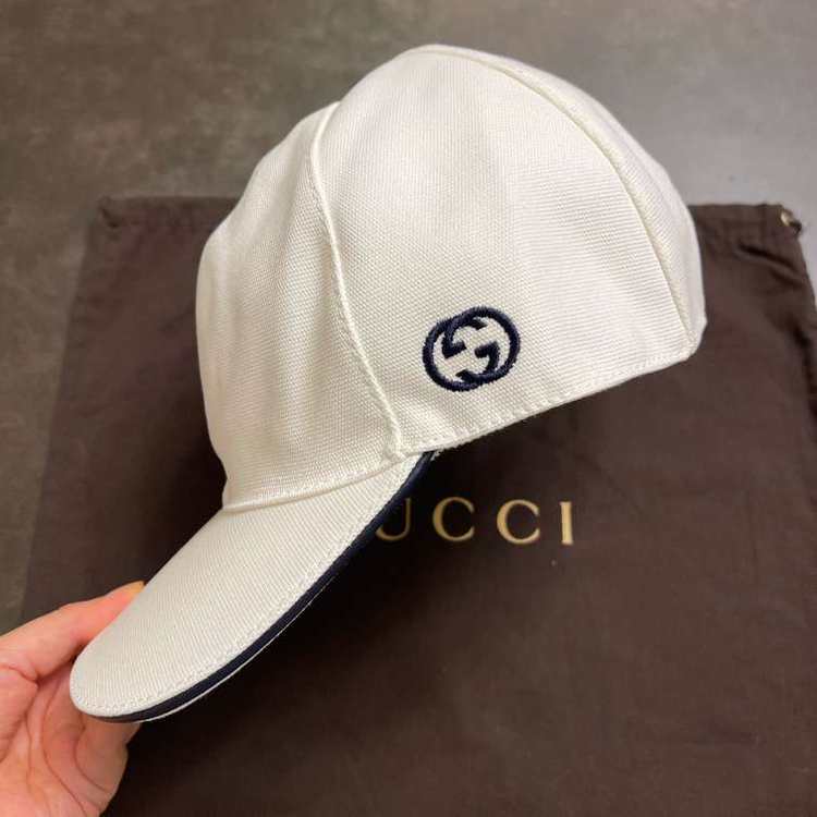 古驰帽子gucci 白色棒球帽