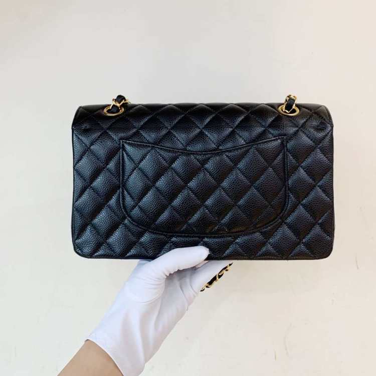 香奈儿女士单肩包chanel 荔枝皮cf中号 25cm 稀缺大极品