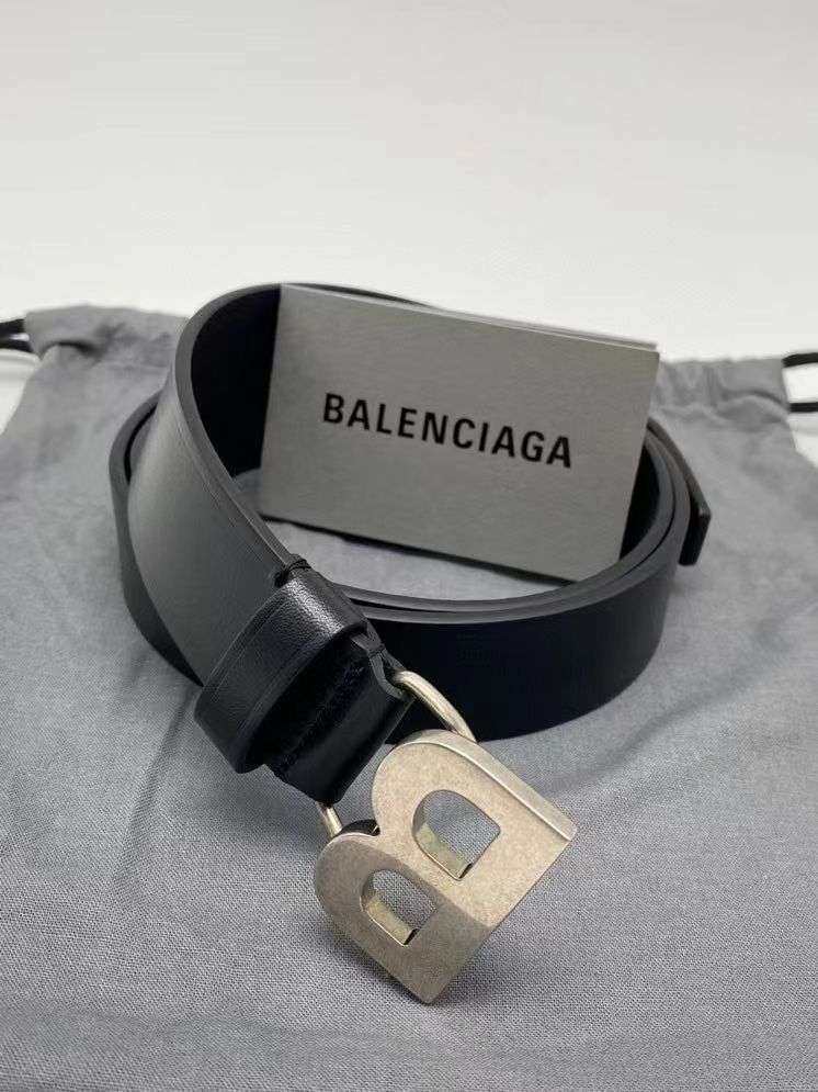 首饰配饰 腰带/腰链 balenciaga 巴黎世家男士腰带/腰链巴黎世家黑色