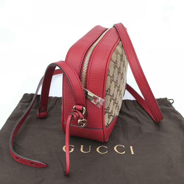 gucci 古馳紅色小方包