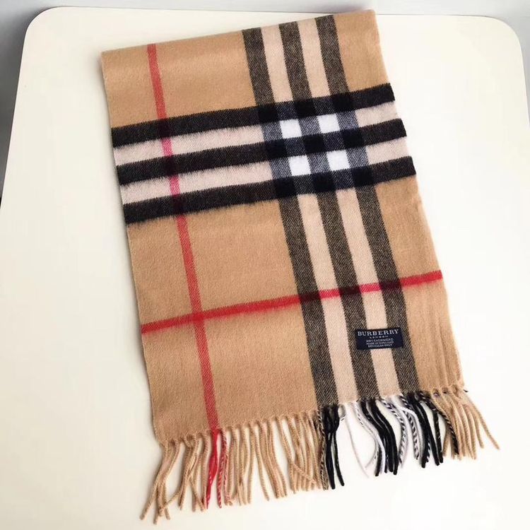 burberry 博柏利中古蓝标围巾