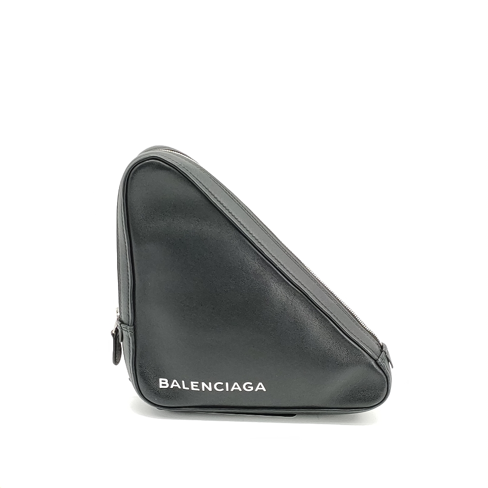 balenciaga 巴黎世家黑色三角手包